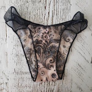 Victoria's Secret Brazilian Lace/Mesh Panty (NWT)